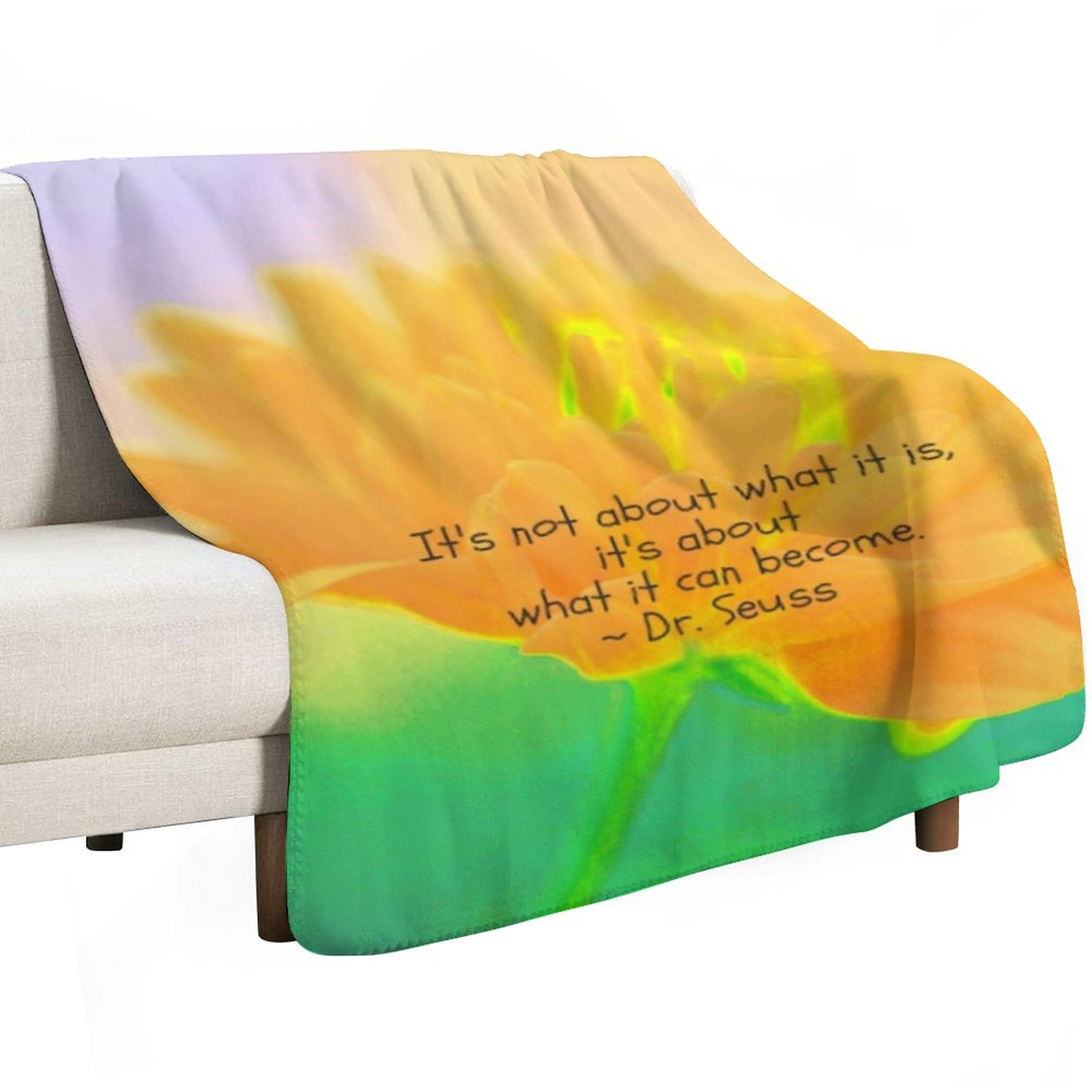 What It Can Become Throw Blank - Home Office What Is It avaliação e preço