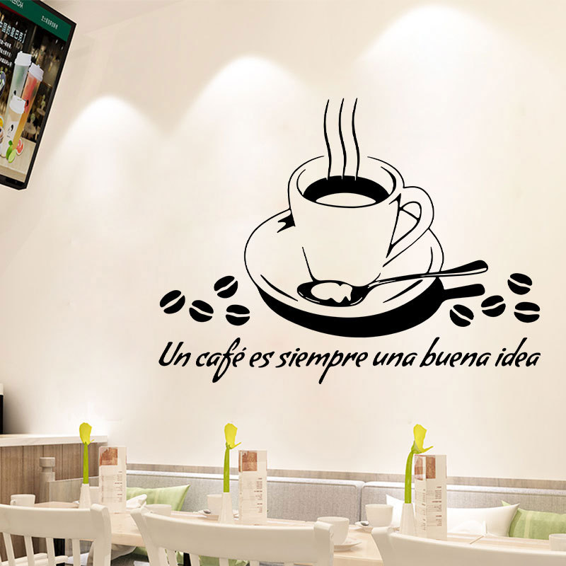 Un Cafe Es Sirmpre Una Buena I - Home Office Quotes avaliação e preço