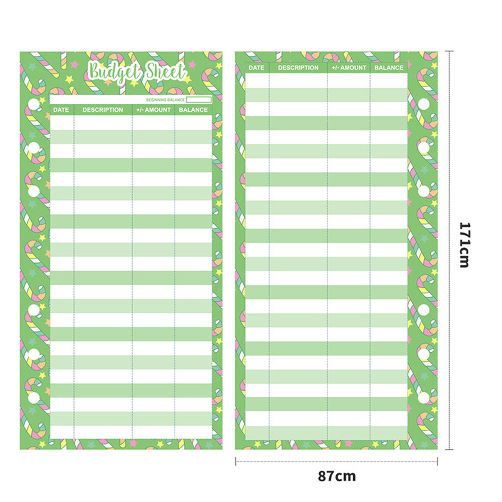 24Pcs Budget Cards Candy Print - Home Office Budget avaliação e preço