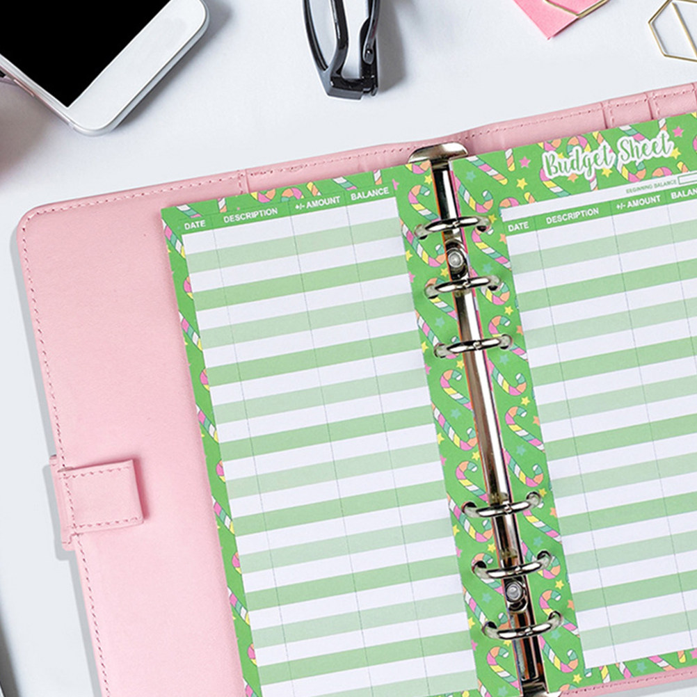 24Pcs Budget Cards Candy Print - Home Office Budget avaliação e preço