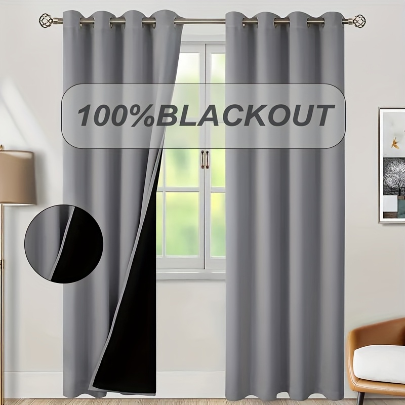 1pc 100% Blackout Curtain with - Home Office Rate avaliação e preço