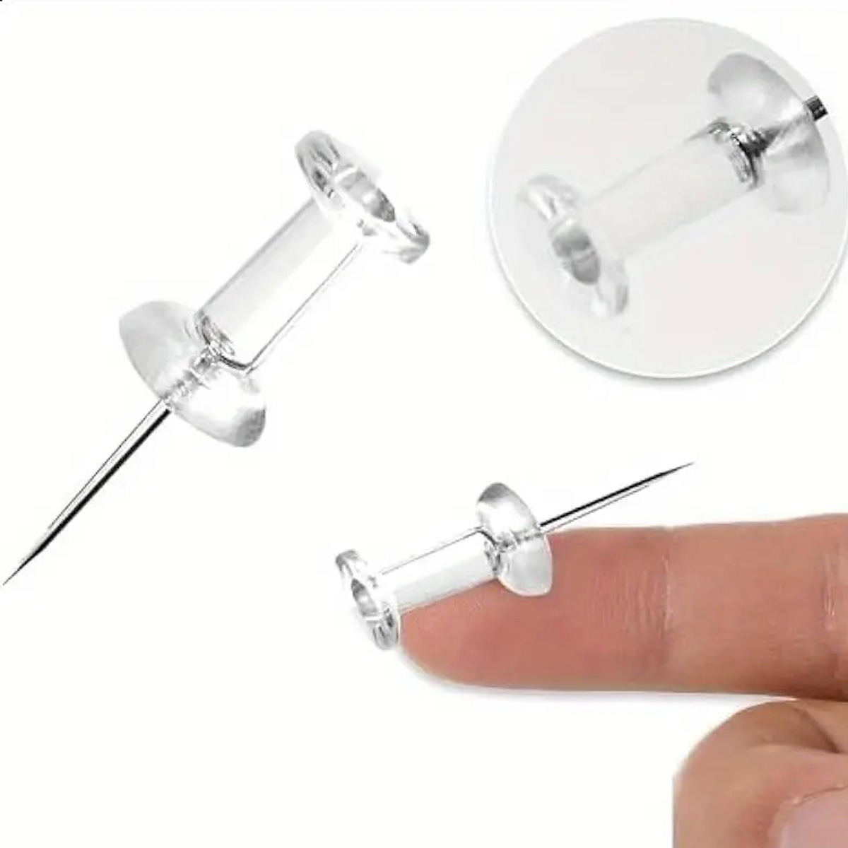 100/200/500/1000pcs Push Pins  - Home Office Head avaliação e preço