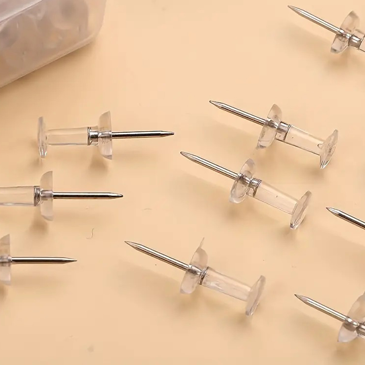 100/200/500/1000pcs Push Pins  - Home Office Head avaliação e preço