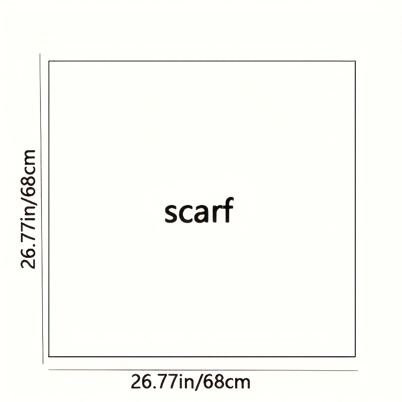 1PC Faux Silk Scarf Women Lemo - Home Office Head avaliação e preço