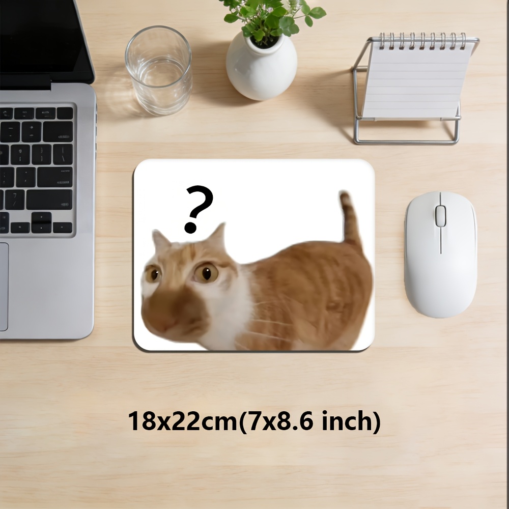 Funny Confused Cat Meme Mouse  - Home Office Questions avaliação e preço