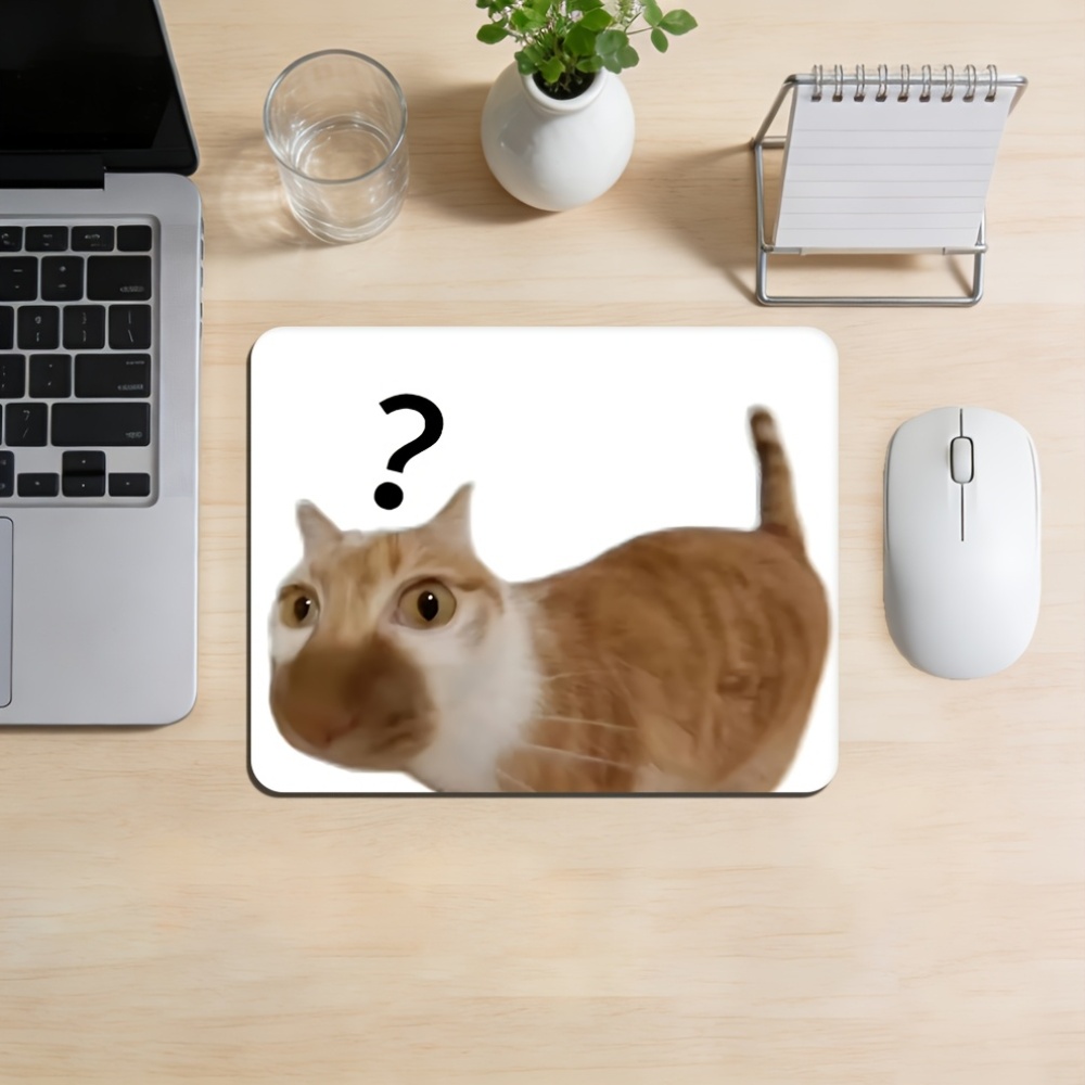 Funny Confused Cat Meme Mouse  - Home Office Questions avaliação e preço