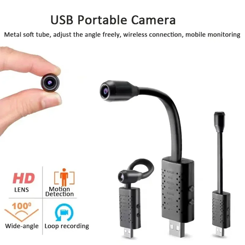 4K Mini USB WiFi Camera Portab - Home Office With View avaliação e preço