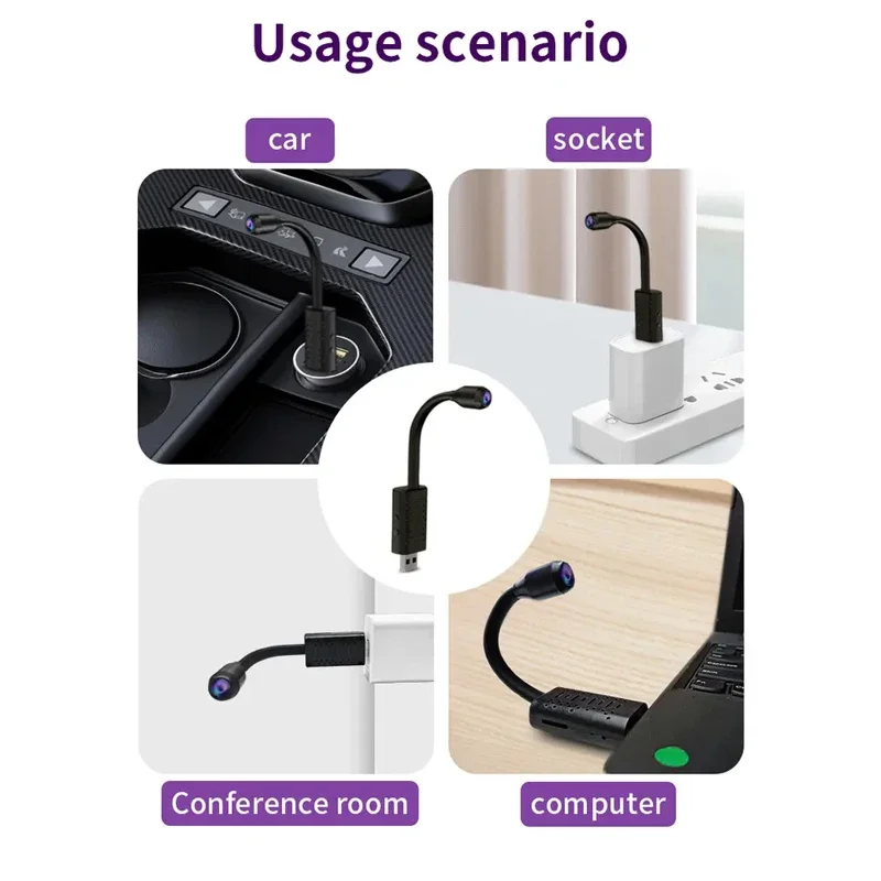 4K Mini USB WiFi Camera Portab - Home Office With View avaliação e preço
