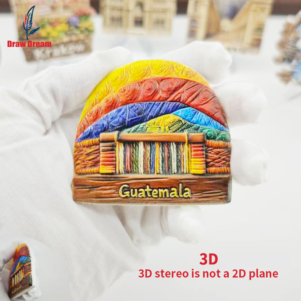 1Pc Guatemala Creative 3D Embo - Home Office Guatemala avaliação e preço