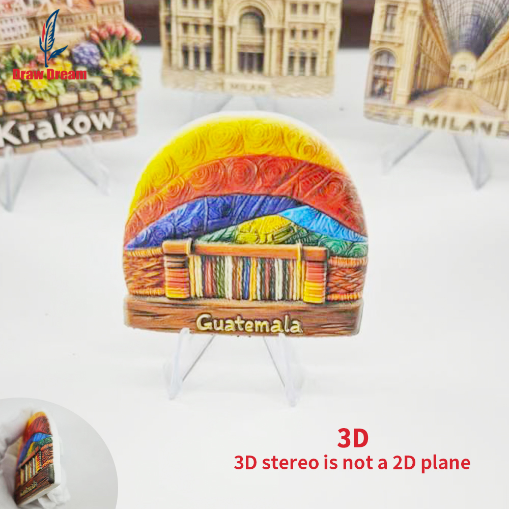 1Pc Guatemala Creative 3D Embo - Home Office Guatemala avaliação e preço