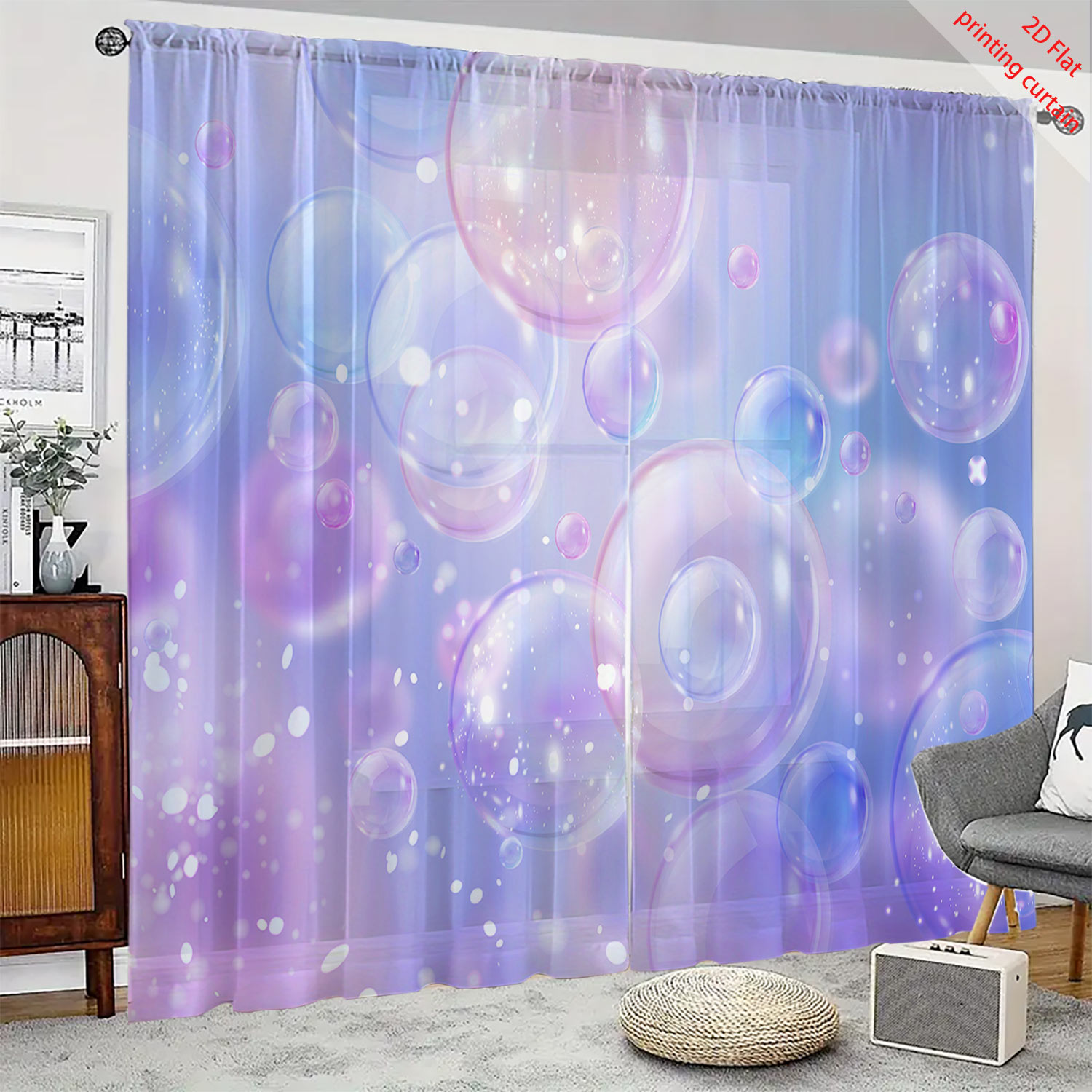 Dreamy bubble printed gauze cu - Home Office Rate avaliação e preço